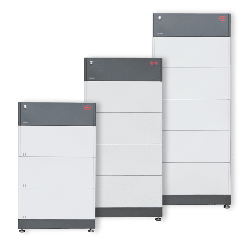 Stromspeicher in verschiedenen Größen von Byd