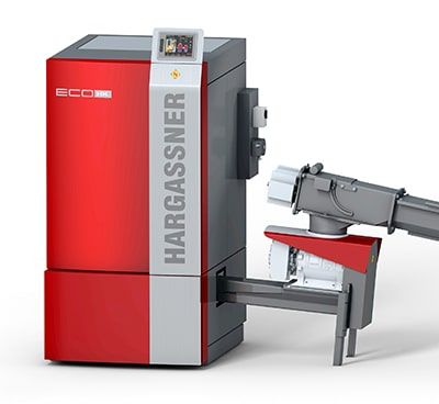 Hackgutheizung ECO HK 20-60 kW von Hargassner bei SPA Energietechnik in Tirol