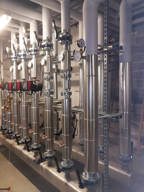 Isolierung von Rohren