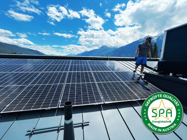 20 KWp Photovoltaikanlage am Dach in Telfs